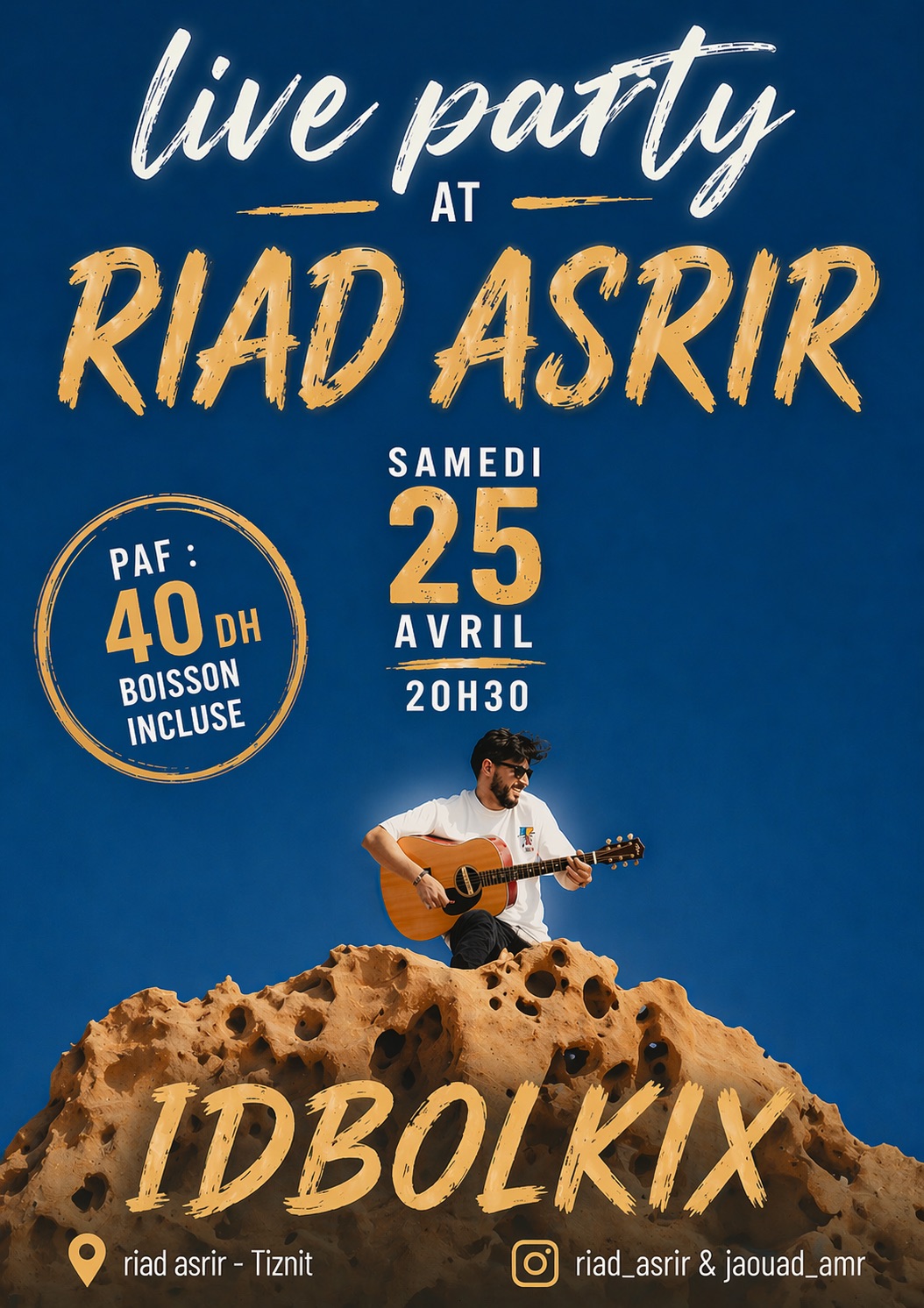 Joe'Art en concert live